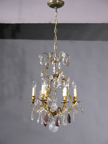 6-Light Crystal Chandelier